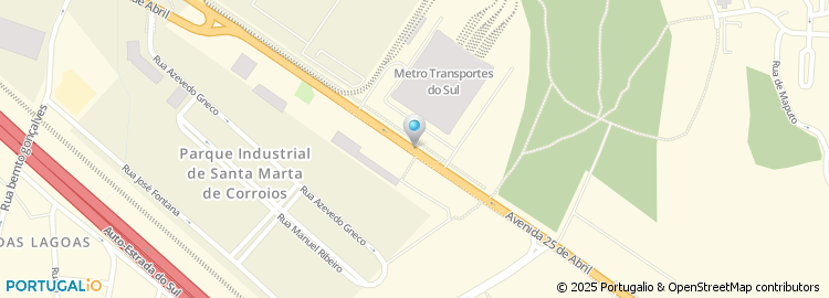 Mapa de Avenida 25 de Abril