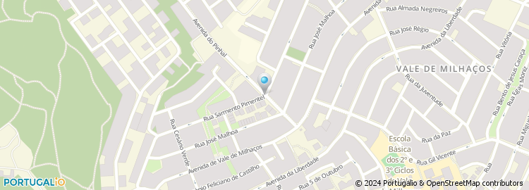 Mapa de Avenida Pinhal do Vidal