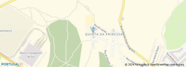 Mapa de Praceta Cidade de São Tomé