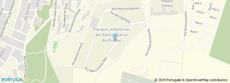 Mapa de Rua Álvaro Ferreira Alves