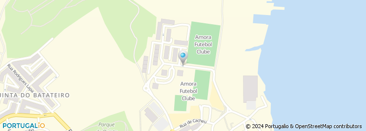 Mapa de Rua Amora Futebol Clube