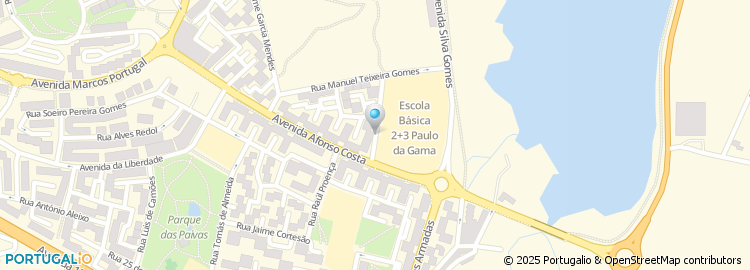 Mapa de Rua Ana de Castro Osório