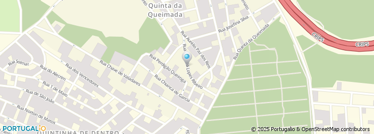 Mapa de Rua António Lopes Ribeiro