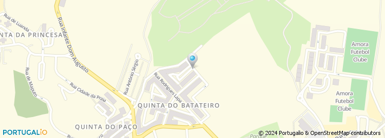 Mapa de Rua António Luís