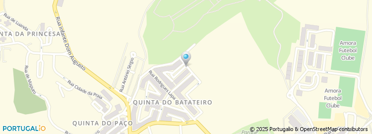 Mapa de Rua António Luís