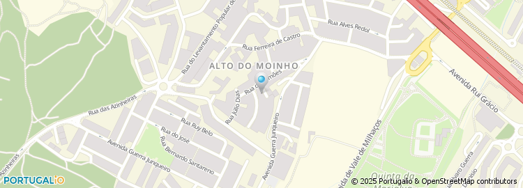 Mapa de Rua António Sérgio