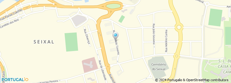 Mapa de Rua Cândido Tavares