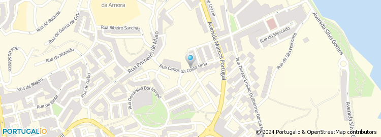 Mapa de Rua Carlos da Costa Lima