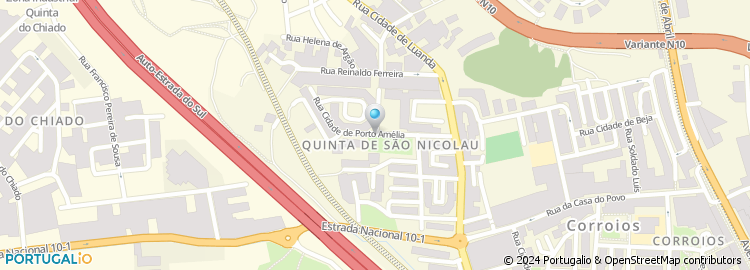 Mapa de Rua Cidade de Porto de Amélia