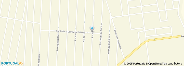 Mapa de Rua Cidade de Santarém
