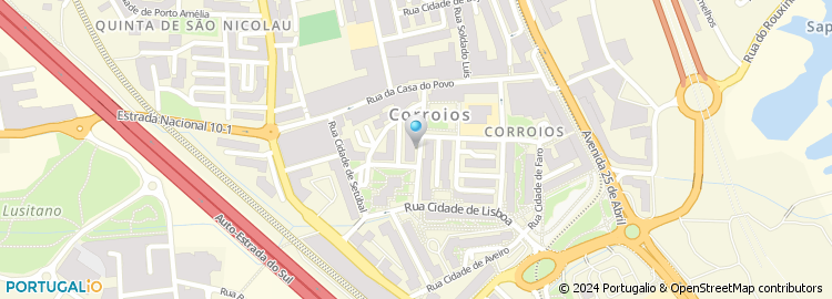 Mapa de Rua da Cidade de Coimbra