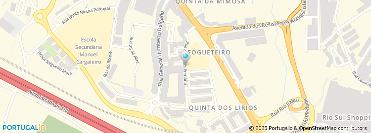 Mapa de Rua da Escola Primária