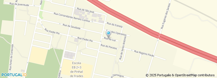 Mapa de Rua da Luz