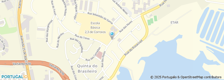 Mapa de Rua das Flores