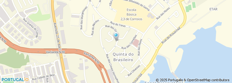 Mapa de Rua das Orquídeas