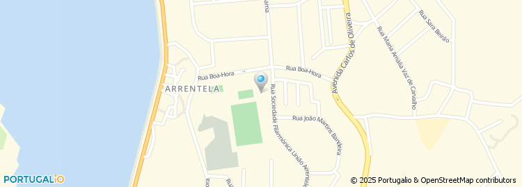 Mapa de Rua do Campo da Bola