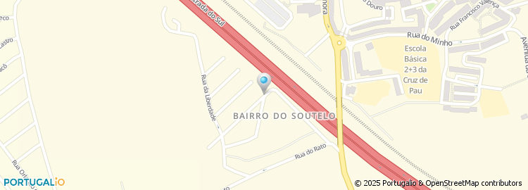 Mapa de Rua do Ermo