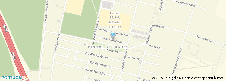 Mapa de Rua do Marinheiro