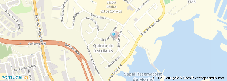 Mapa de Rua dos Catos