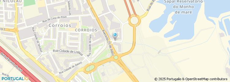 Mapa de Rua dos Corticeiros
