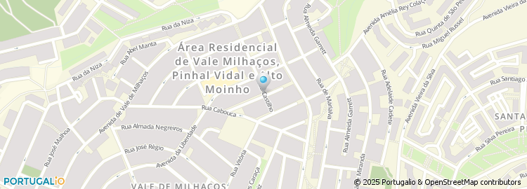 Mapa de Rua Eça de Queirós