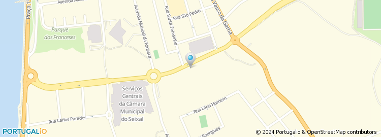 Mapa de Rua Fernando de Sousa
