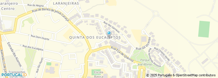 Mapa de Rua Florbela Espanca