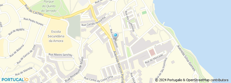Mapa de Rua Irene Lisboa