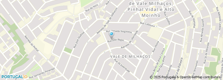 Mapa de Rua José Régio