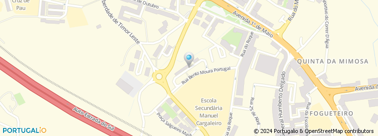 Mapa de Rua Manuel Pedro de Almeida