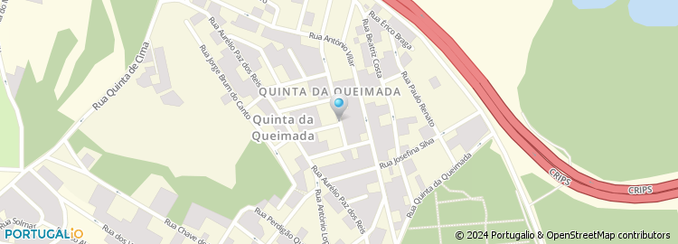 Mapa de Rua Mário Pereira