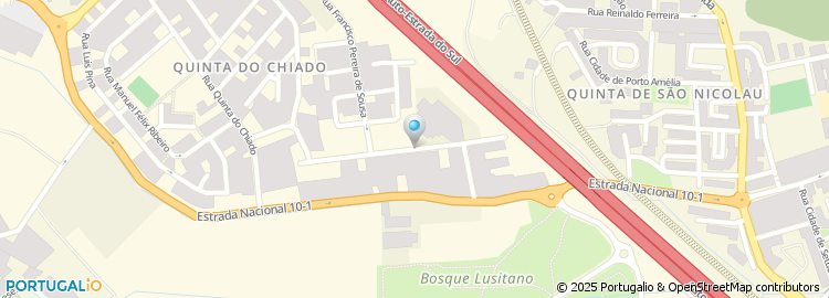 Mapa de Rua Nuno de Bragança