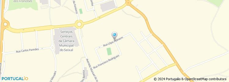Mapa de Rua Pêro Fernandes