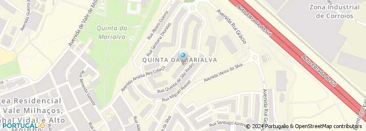 Mapa de Rua Quinta de São Pedro