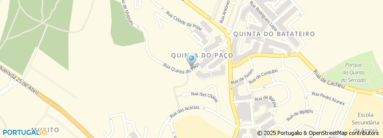 Mapa de Rua Quinta do Paço