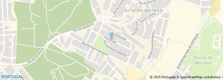 Mapa de Rua Raul Brandão