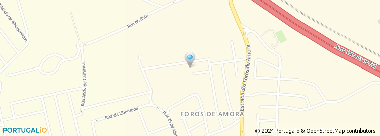 Mapa de Rua Rodrigo de Sá Nogueira