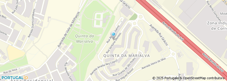 Mapa de Rua Santana Dionísio