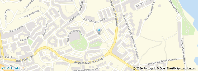 Mapa de Rua Silvério de Carvalho