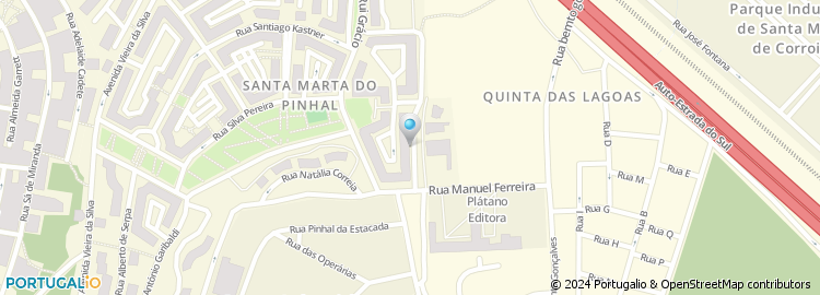 Mapa de Rua Victor Santos