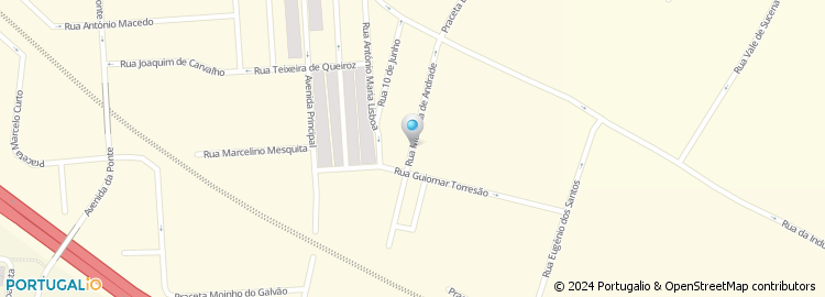 Mapa de Rua Mariana de Andrade