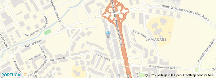 Mapa de Semente de Luz - Centro Macrobiótico de Braga, Unipessoal Lda