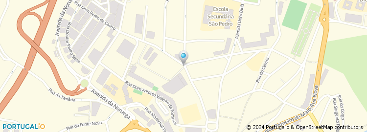 Mapa de Seminario de Vila Real