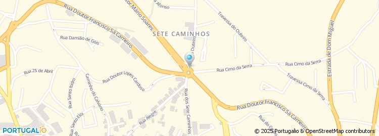 Mapa de Serafim J Pinto Ferreira