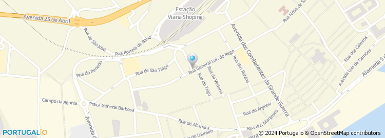 Mapa de Serv. de Acção Social do Instituto Politecnico de Viana do Castelo