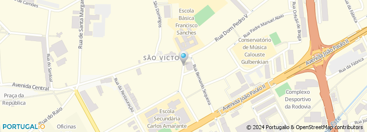 Mapa de Serv. de Finanças de Braga