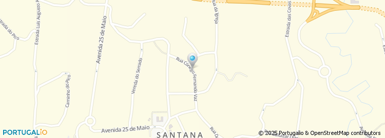 Mapa de Serv. de Finanças de Santana