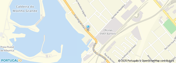 Mapa de Serv. do Ministério Público - Barreiro