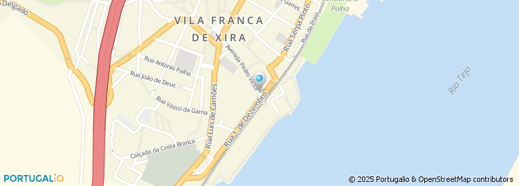 Mapa de Serv. Municipalizados Agua e Saneamento da Cam.Mun. V.Franca Xira