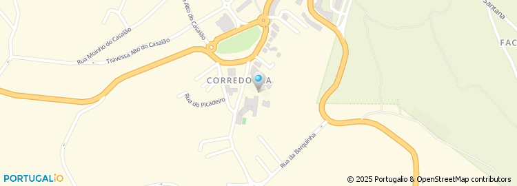 Mapa de Beco da Corredoura